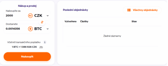 Objednávkový formulář na Simplecoin