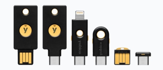 Řada bezpečnostních klíčů YubiKey