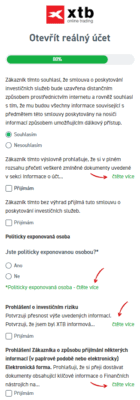XTB broker registrace