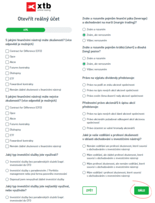 XTB broker registrace 