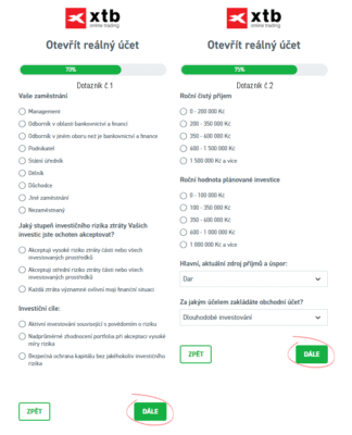 XTB broker registrace