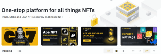 NFT platforma na Binance
