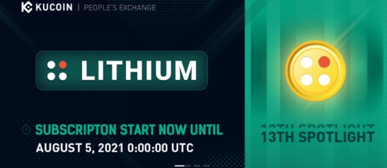 Vydávání nové kryptoměny Lithium na Kucoin Spotlight