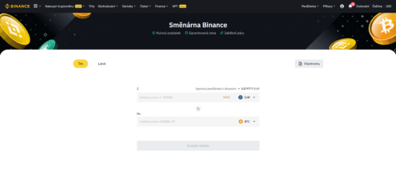 Směnárna Binance