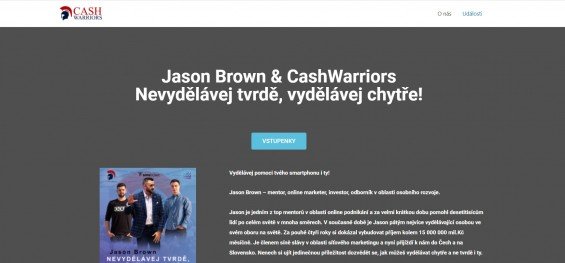 podvod cash warriors obchodovani