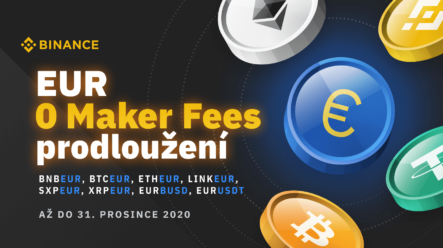 Binance snižuje poplatky pro obchodníky s EUR