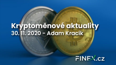 Kryptoměnové aktuality – Cena BTC dál stoupá a ETH 2.0 bude již zítra!