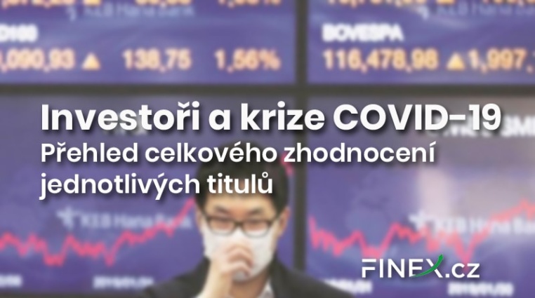 Investoři a krize COVID-19: Vítězství velkých hráčů? Přehled celkového zhodnocení jednotlivých titulů