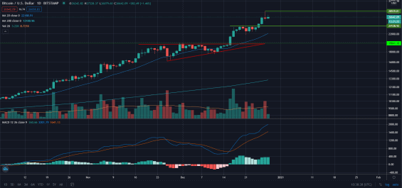 Bitcoin - dosavadní historické maximum jeho ceny