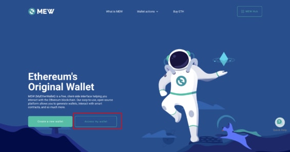 Stránky MyEtherWallet