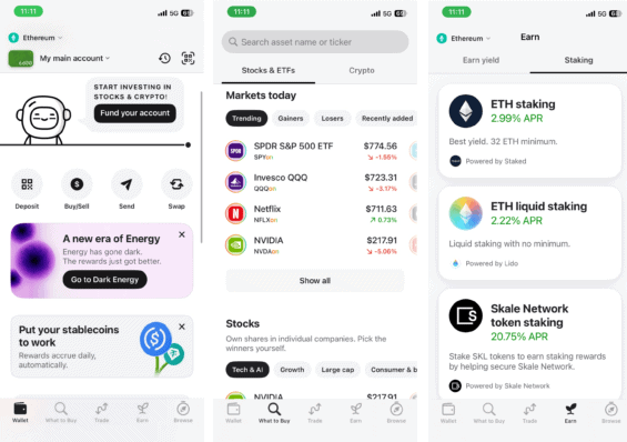 Rozhraní peněženky MyEtherWallet