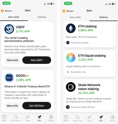 Nabídka úročení kryptoměn na MyEthereumWallet