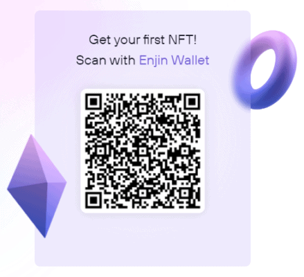 Ukázkový QR kód z Enjin Beam