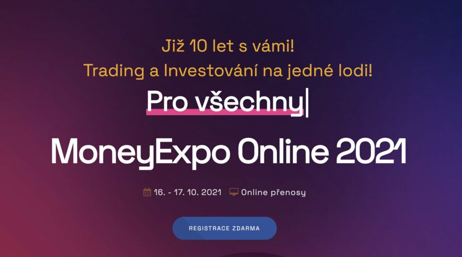 Již tento týden: Konference MoneyExpo Online 2021 – Trading a investování na jedné lodi!