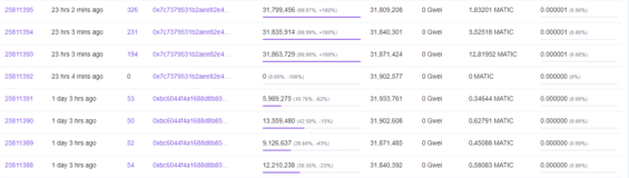 Zhruba 4 hodiny až do provizorní opravy nebyl na síti Polygonu vytvořen jediný blok