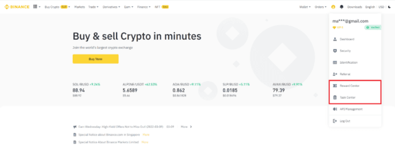 Jak se dostat do centra úkolů či centra odměn?