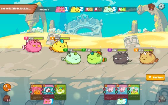 Screenshot ze hry Axie Infinity