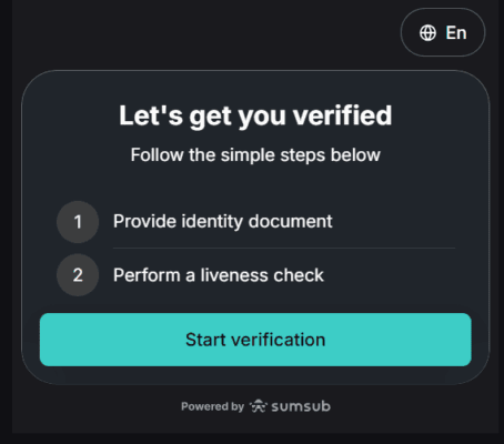 KYC proces na Nexo