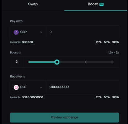 Funkce Nexo Booster