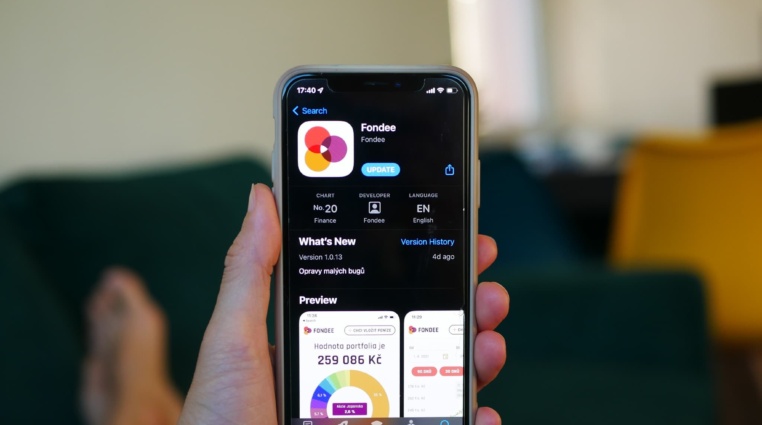Fondee má svoji vlastní mobilní aplikaci – investovat teď půjde na pár kliků