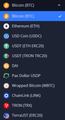 Kryptoměny na Margexu kolaterál