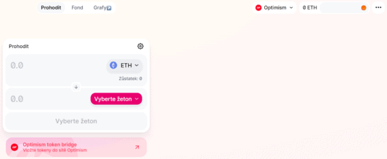 Uniswap přepnutý na Optimism
