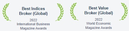 Ocenění v kategorii Best Indices Broker (Global) a Best Value Broker (Europe) pro rok 2022