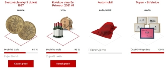 Nabídka na Portu Gallery