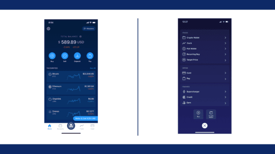 V aplikaci otevřete políčko Pay v liště hlavní stránky, případně v obecném menu, které můžete vidět na pravé straně obrázku.