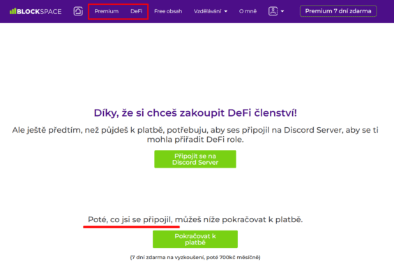 Blockspace Jak se připojit