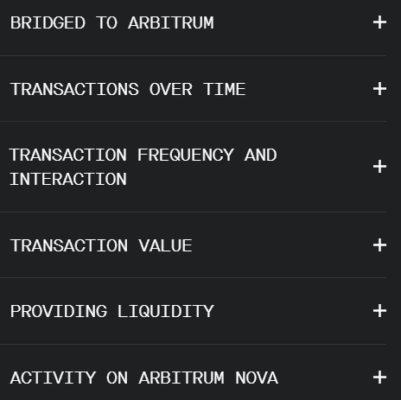 Kritéria Arbitrum airdrop