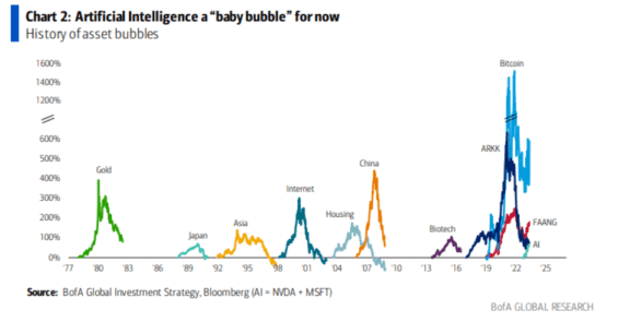 Jednotlivé investiční bubliny