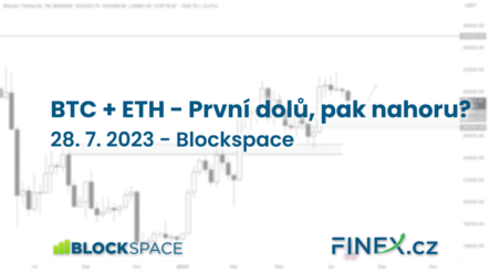 [BTC + ETH] Analýza 28. 7. 2023 – První dolů a pak nahoru?