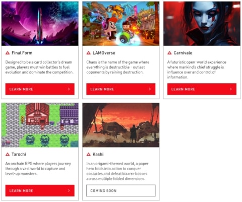 Hry, které najdete na Xai Network