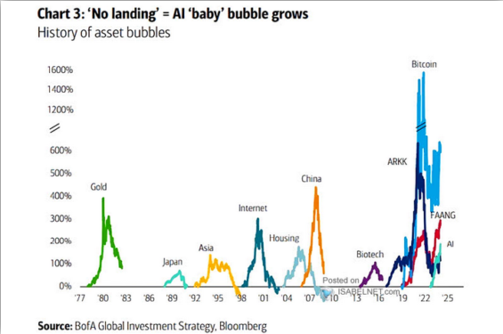 Jednotlivé investiční bubliny