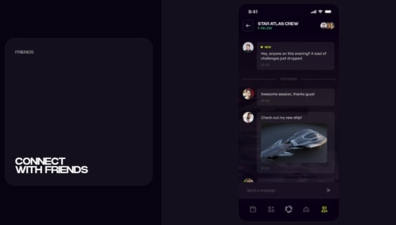 Součástí Portalu je i odlehčená sociální síť a chat s přáteli