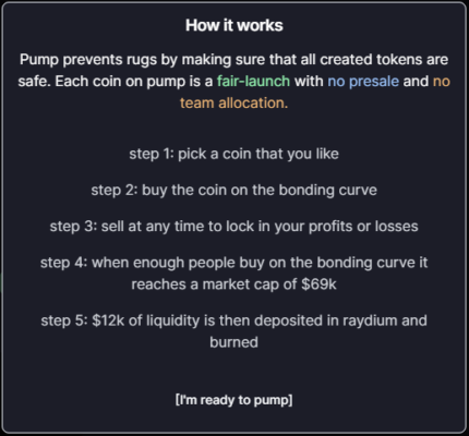 Jak funguje pump.fun