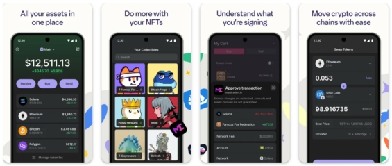 Ukázka mobilní verze aplikace Phantom
