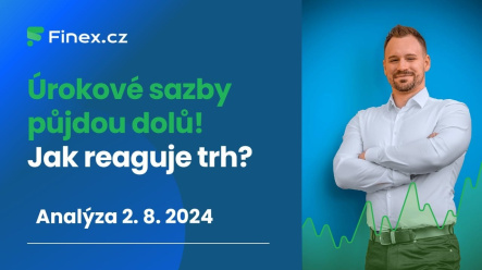 Úrokové sazby půjdou dolů! Zlato, akciový a dluhopisový trh posilují. Bitcoin ztrácí. Proč?