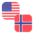 Logo USD/NOK