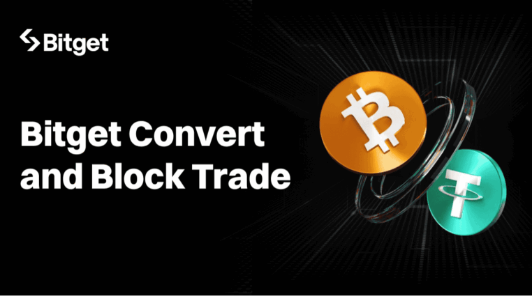 Bitget vylepšuje funkci Convert: nově podporuje blokové obchody pro snadnější směnu kryptoměn