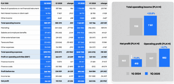Vybraná konsolidovaná finanční data
