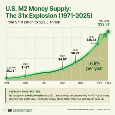Měnová inflace v USA dosahuje 6,6 % za rok od roku 1971