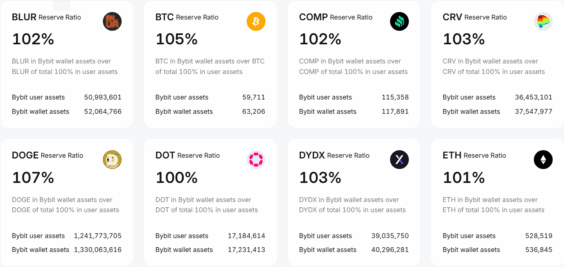 Krytí aktiv uživatelů burzou Bybit