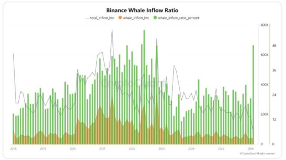 Transakce velryb na Binance