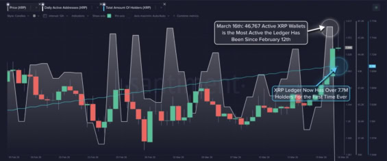 Celkový počet držitelů vs. aktivní adresy