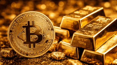 Končí pohádka o digitálním zlatě? Bitcoin za zlatem masivně zaostává