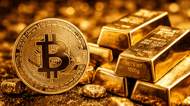 Končí pohádka o digitálním zlatě? Bitcoin za zlatem masivně zaostává