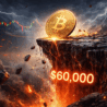 Obchodníci přišli o desítky miliard: Pád Bitcoinu nezastavuje a blíží se k 60 000 dolarů