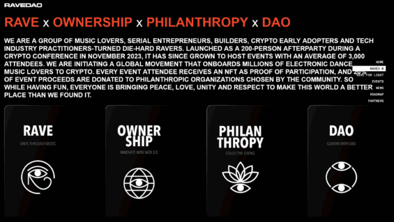 Představení projektu Rave a jeho klíčové vlastnosti.